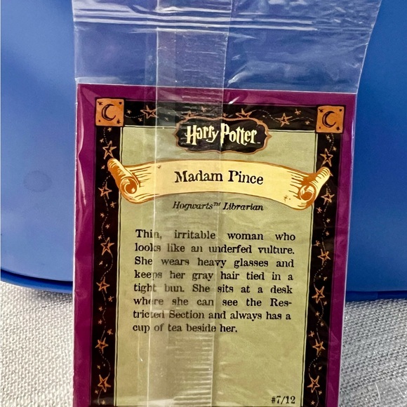 Harry Potter Chocolate frog card: Irma Pince SEALED Never opened. Hard to find! - Picture 2 of 3